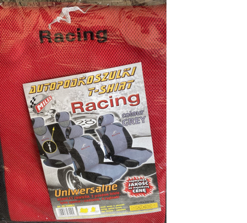Чохли на сидіння Racing червоні майка (RA3328)