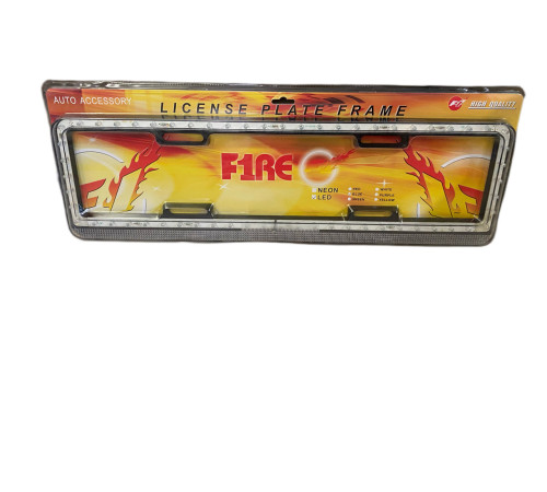 Рамка номера з діодним підсвічуванням синім (131340)