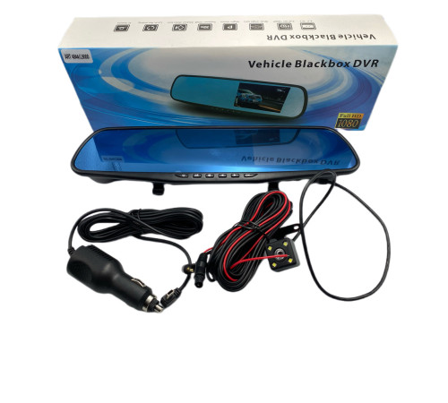 Дзеркало відеореєстратор 1080p із камерою заднього вигляду DVR L9000 Автомобільний реєстратор із камерою (L9000)