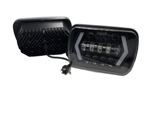 Фари led 5X7 дюйма 75W ближній дальній та поворот Jeep Ваз Nissan Land Rover 20 7 14см 12 24V (lJLS5938)