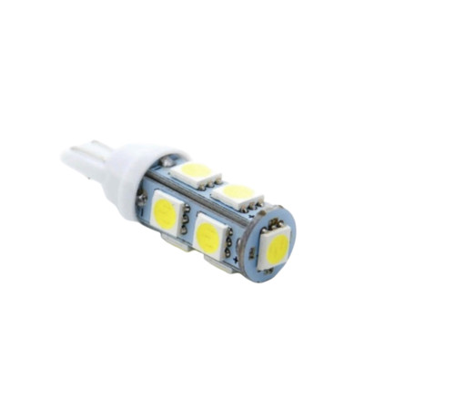 Led лампа безцокольна OEM T10 W5W 12 24V 5050 9smd повороти габарити підсвічування номера (T10W5W9SMD)