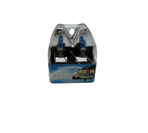 Галогенна лампа Star Xenon H3 12V 100W super white комплект (S1241H3)