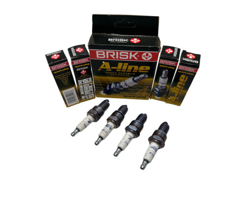 Свічки запалювання Brisk A-line 2 ваз 2108 2109 21099 21 ключ комплект (LR15YCY-2)