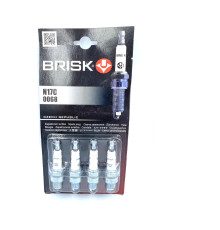 Свічки запалювання Brisk N17C Super Волга Газель двигун 402 коротка (N17C)