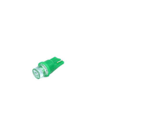 Світлодіодна лампа AllLight T10 12V 1 діод 0.45w GREEN (T1012V)