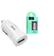 Автомобільний зарядний пристрій Hoco Z2 1 USB 1.5 A білий (HocoZ2)